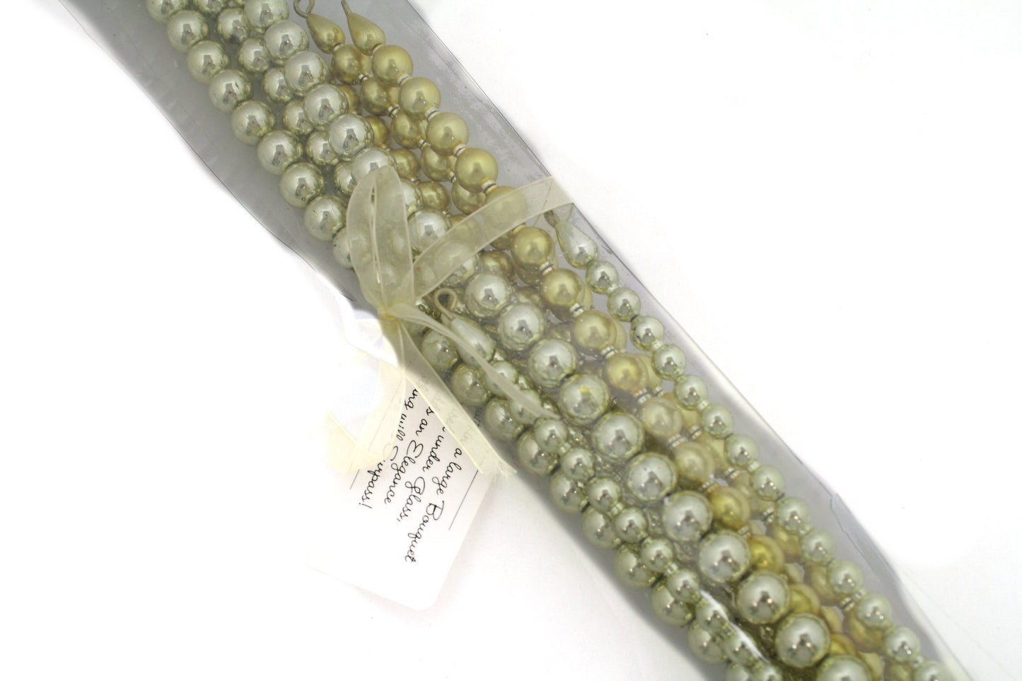 Gold Bead Spires - Set of 3