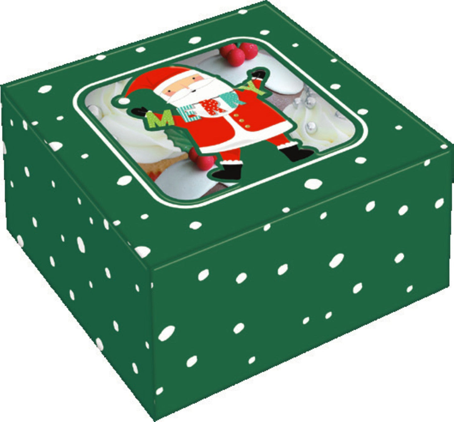 Holiday Bakery Box - Dark Green