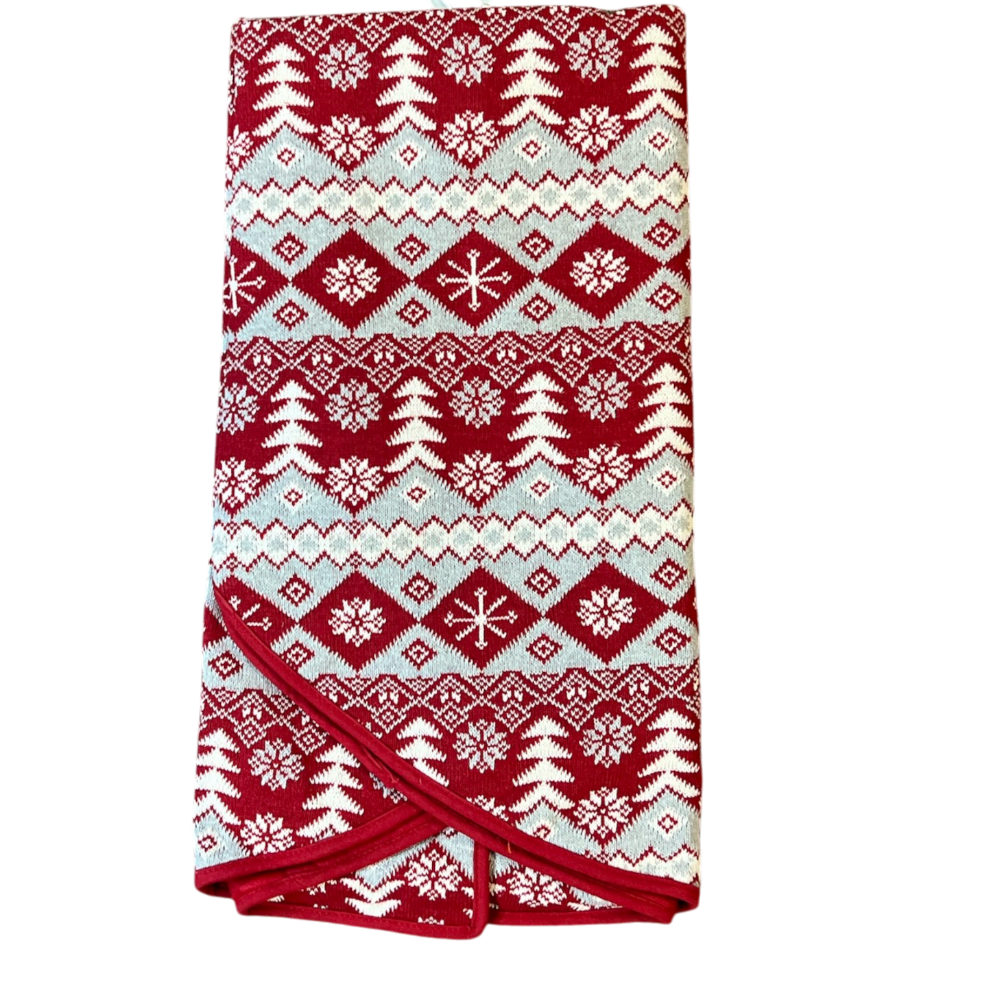 Christmas Sweater Pattern Tree Skirt
