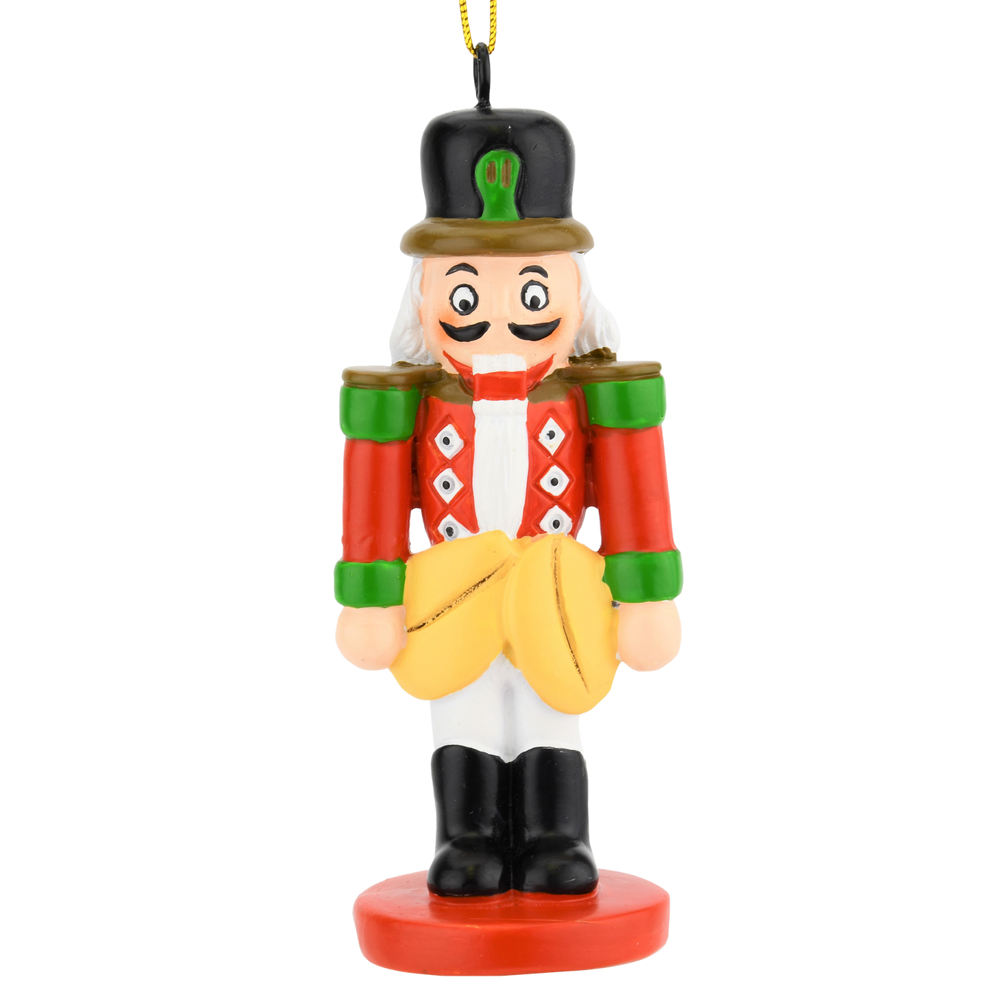 Funny Happy Nutcracker with Nuts Christmas Ornaments