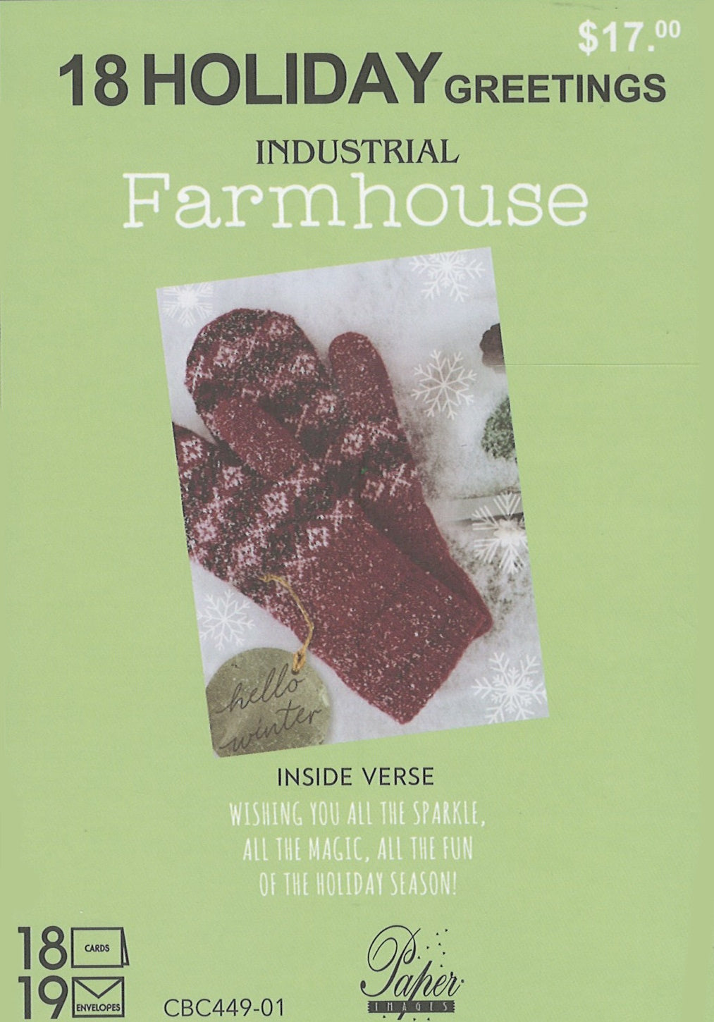 Farm House Boxed Cards – Hello Winter Mittens