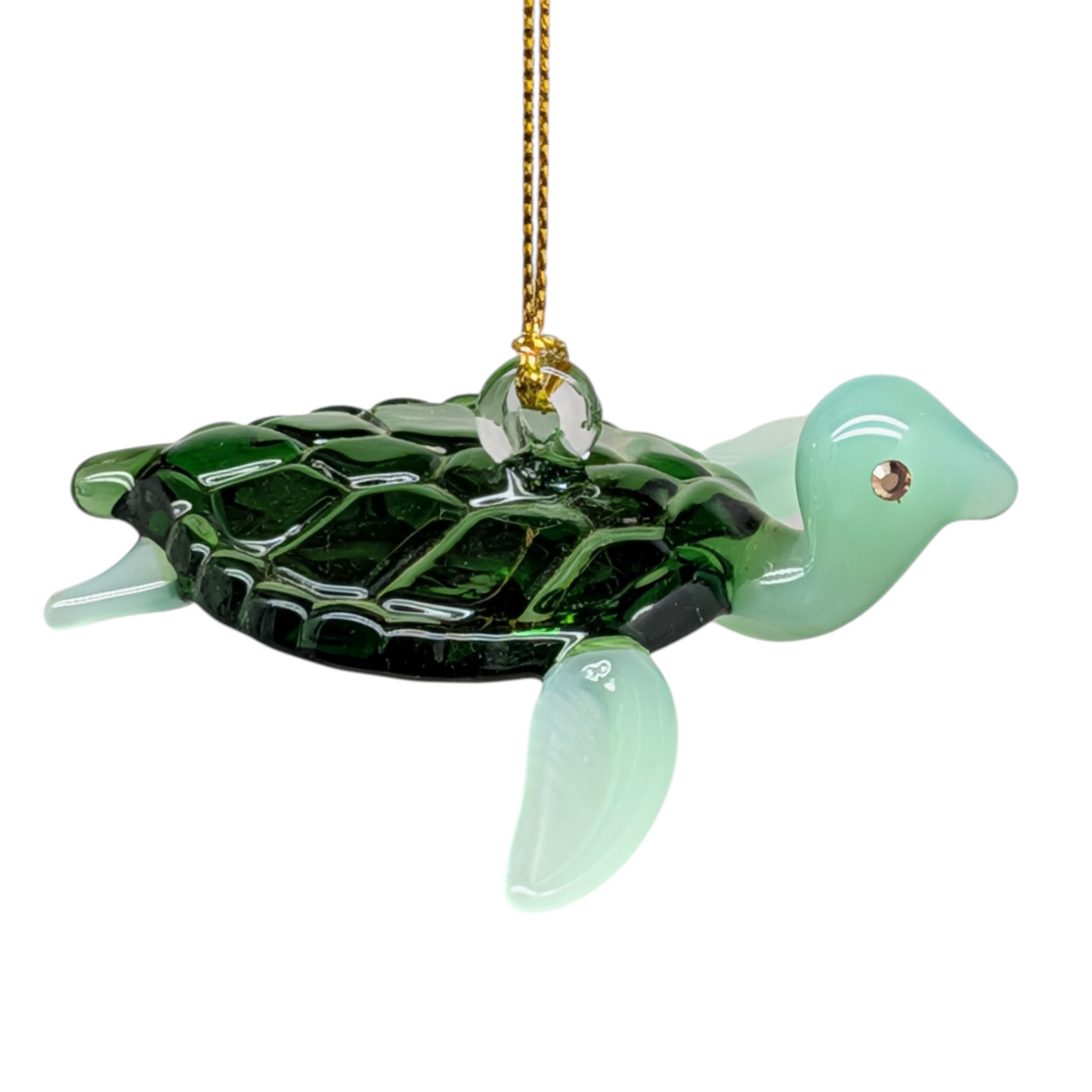 Egyptian Glass Sea Turtle Ornament