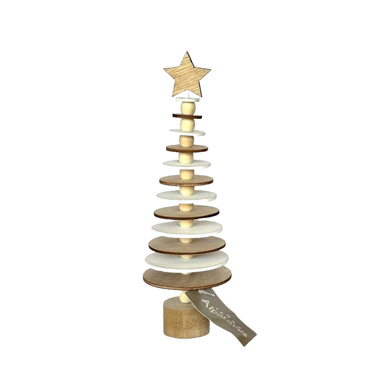 10 Inch Wooden Tree Decor -