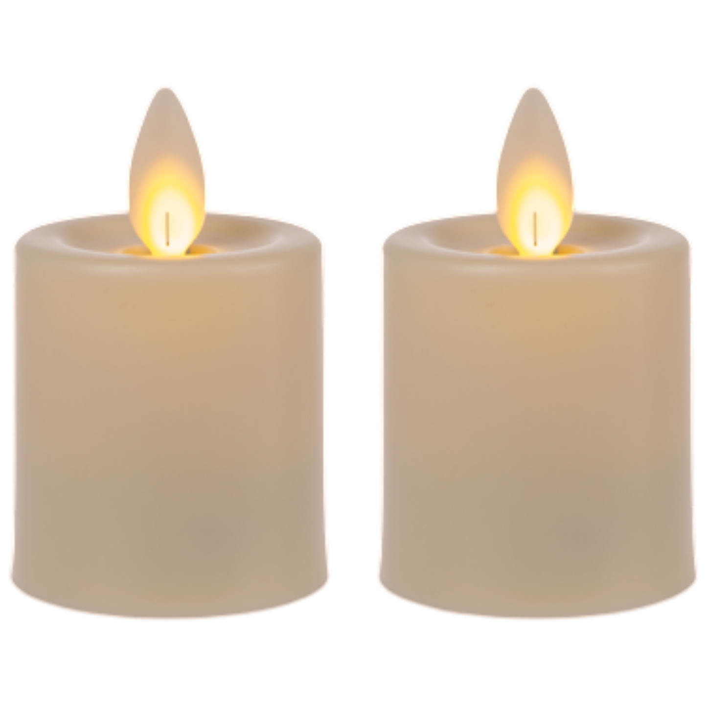 LED Resin Votive Candles with Moving Flickering Flame