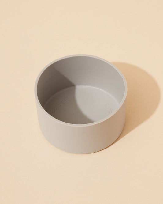 gray silicone bottle sleeve