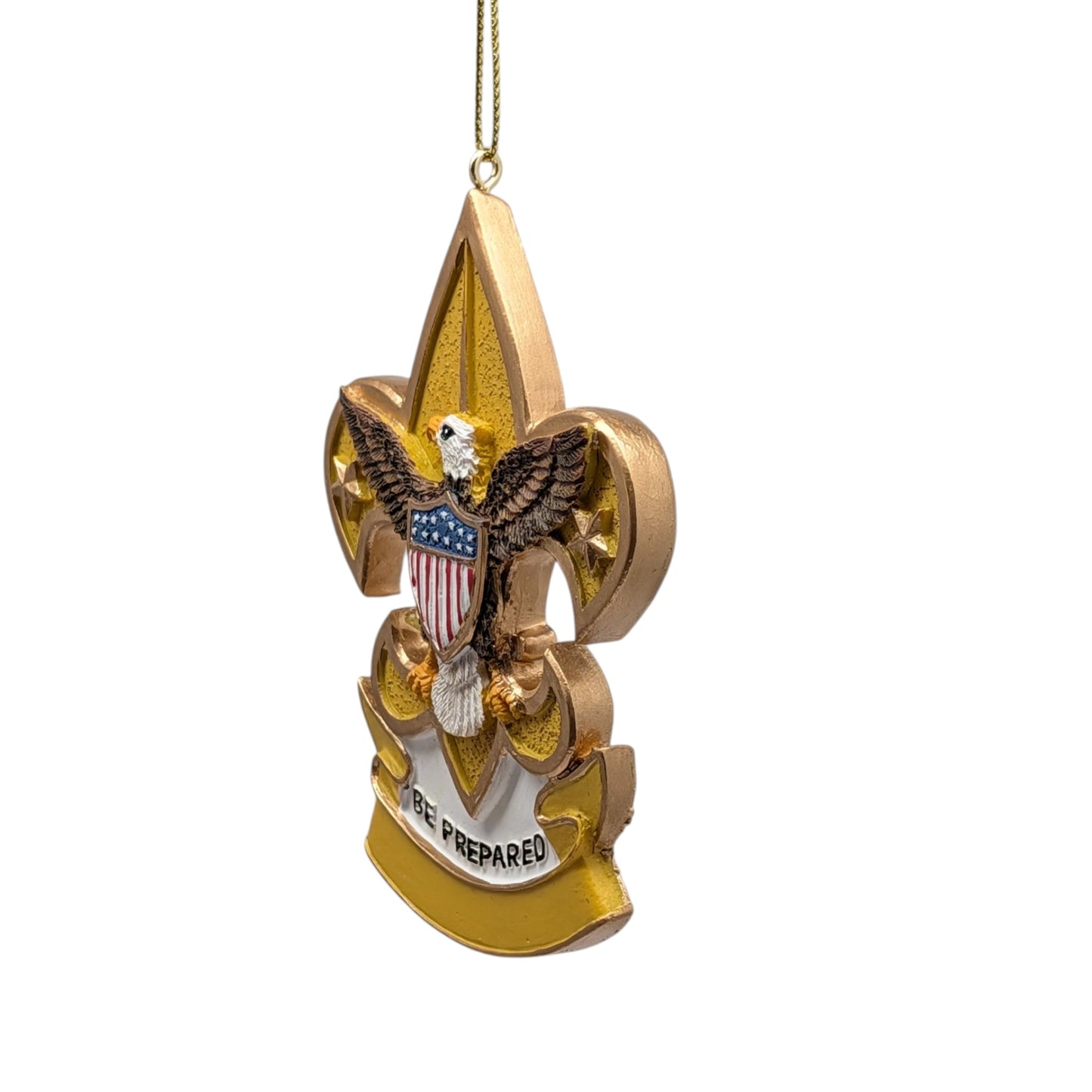 Boy Scout Shield Ornament - Fleur De Lis