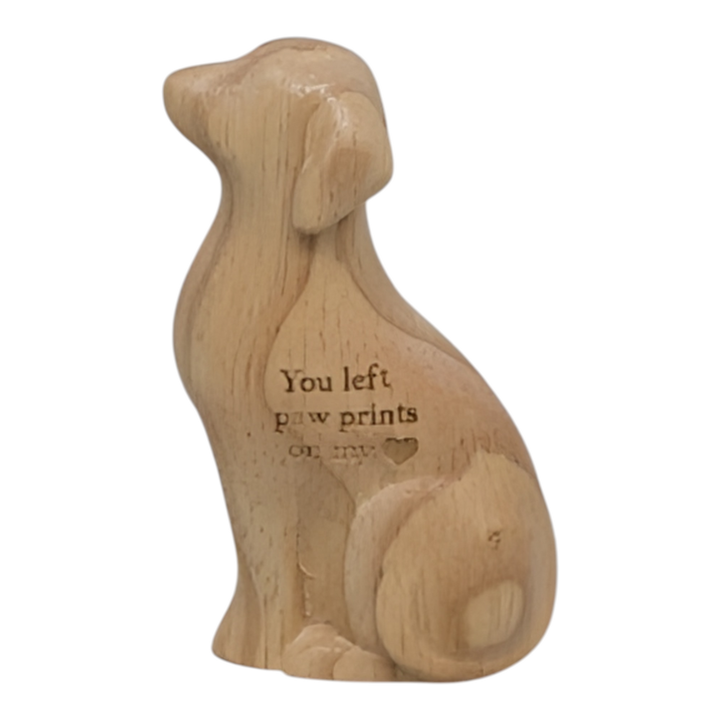 Wood Memorial Dog in Gift Box