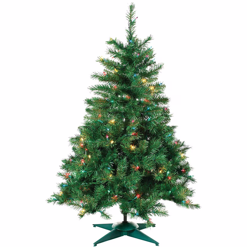 2-Foot Pre-Lit Colorado Spruce Artificial Christmas Tree