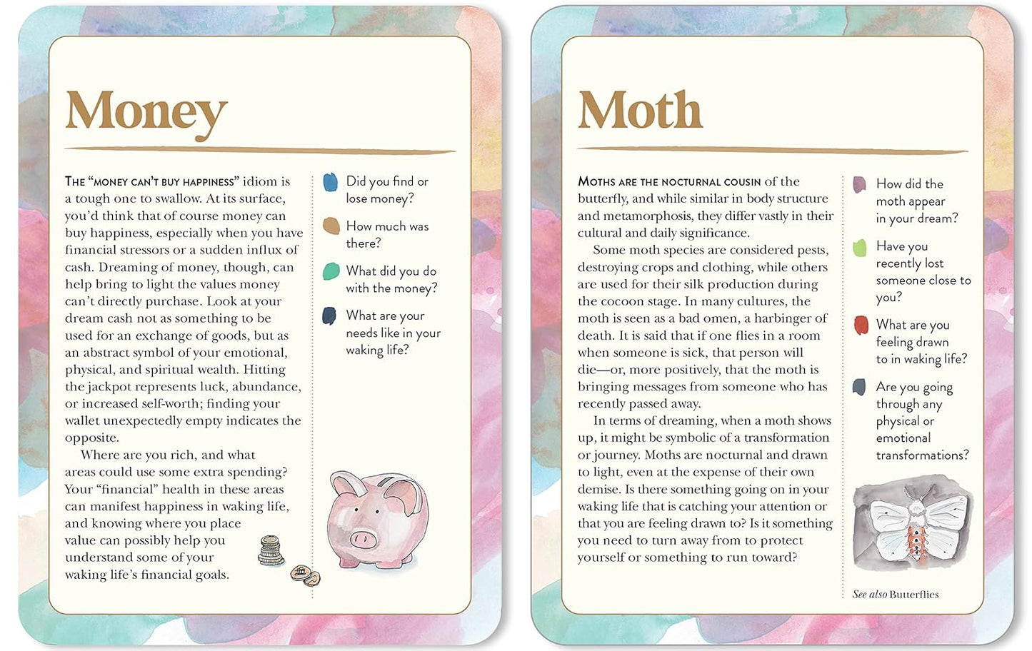 The Dream Symbols Card Deck - Decode Your Nightly Dreams
