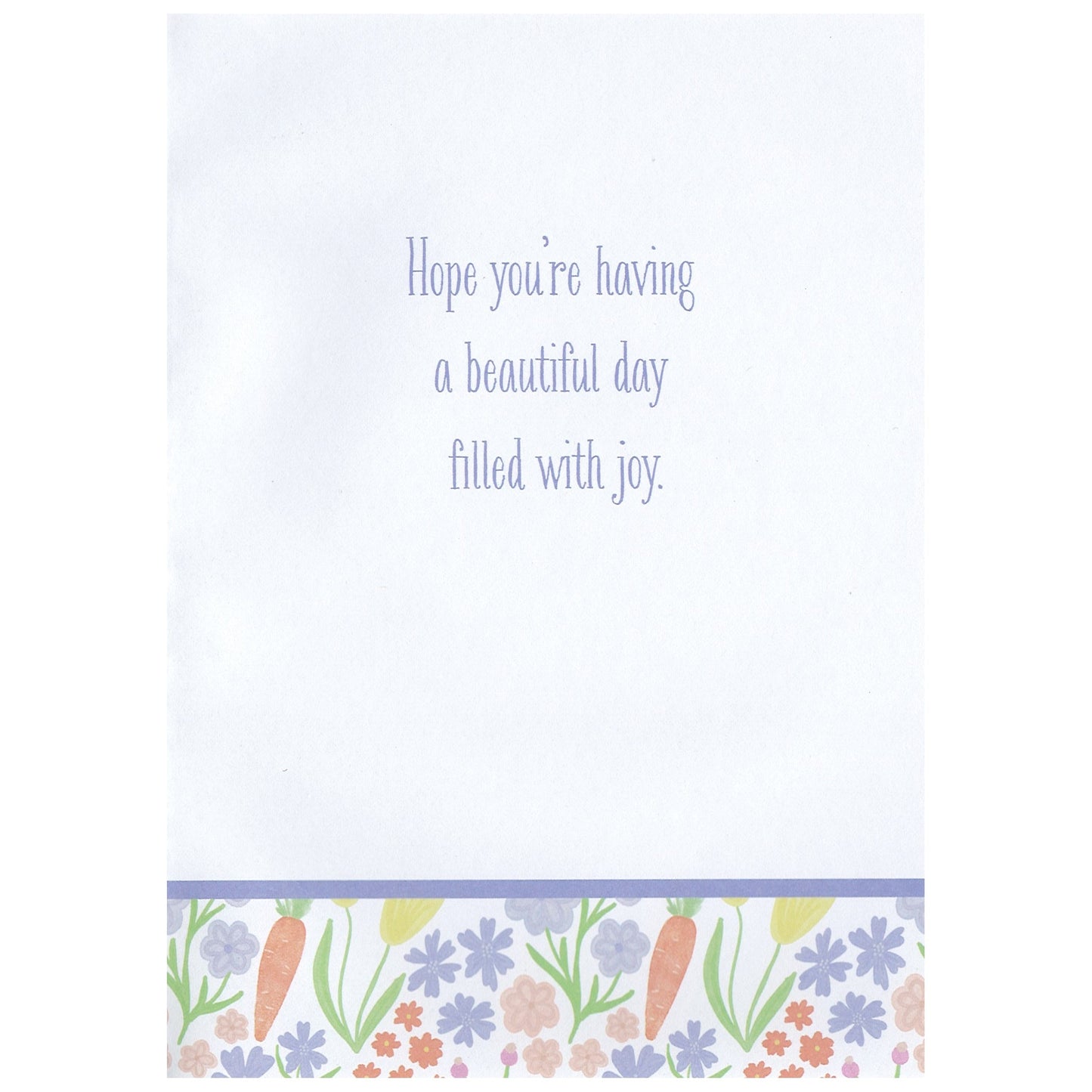 Floral Garden - Just Because Card
