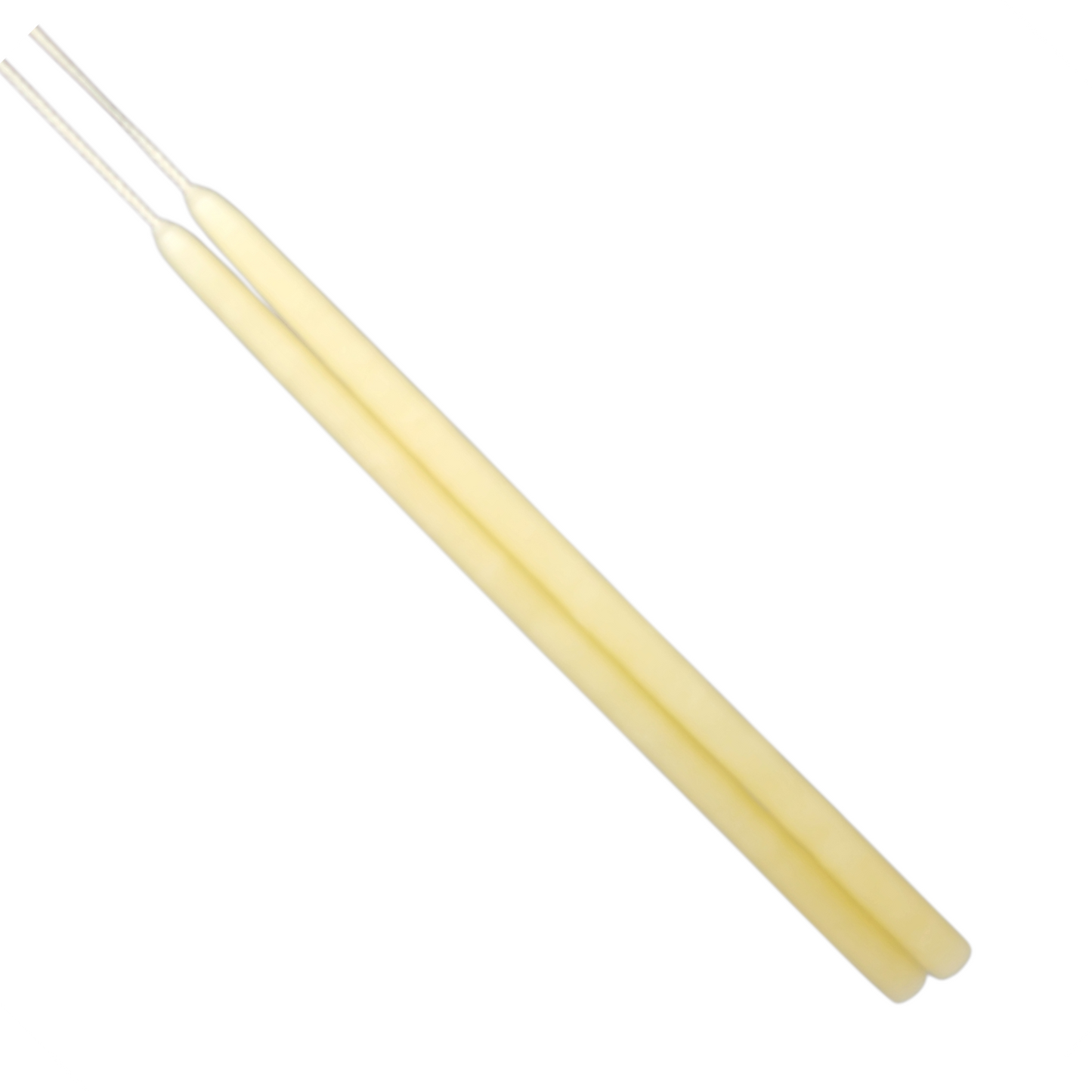 Mole Hollow Half Sized Taper Pair (Parchment) - 10 Inch