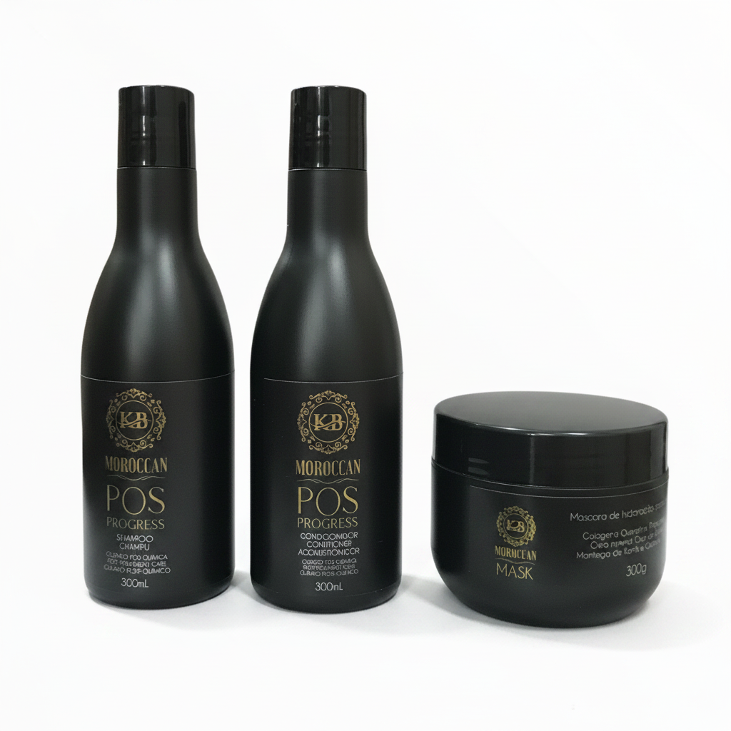 KB MOROCCAN HAIR SMOOTHING TREATMENT HOME HAIR CARE KIT