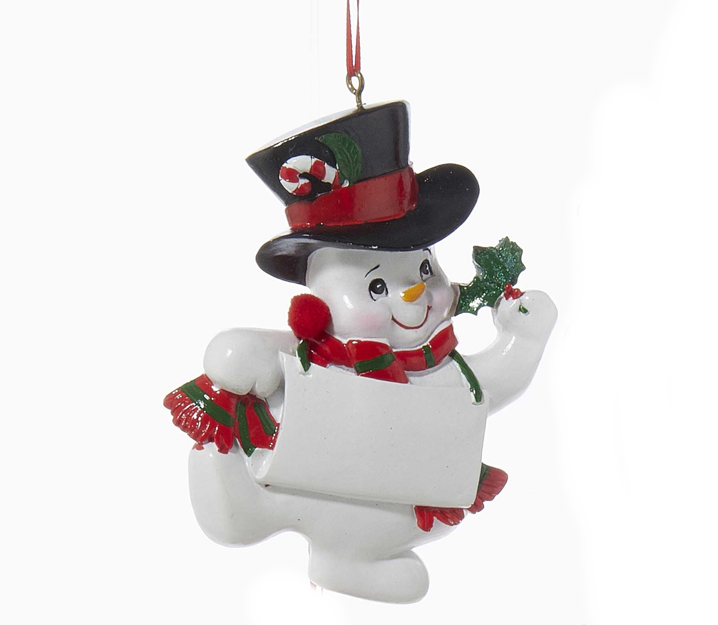 Snow Kid Ornament - Boy - Top hat