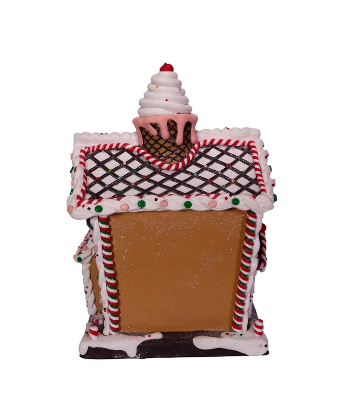 Light-Up Claydough Gingerbread House - 14 Inches tall