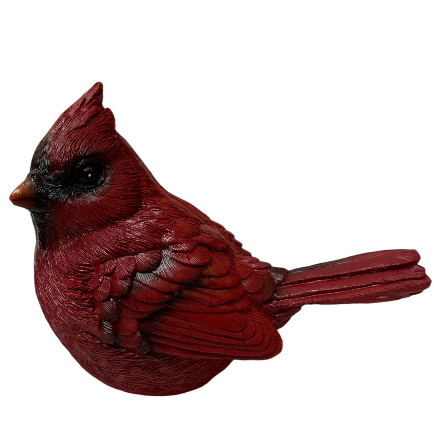 Resin Holiday Cardinal Looking Back