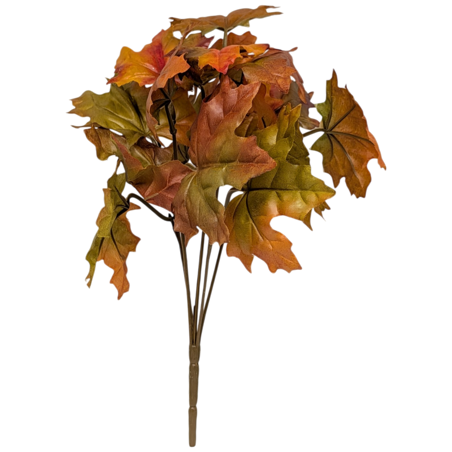 11-Inch Autumn Maple Leaf Bush