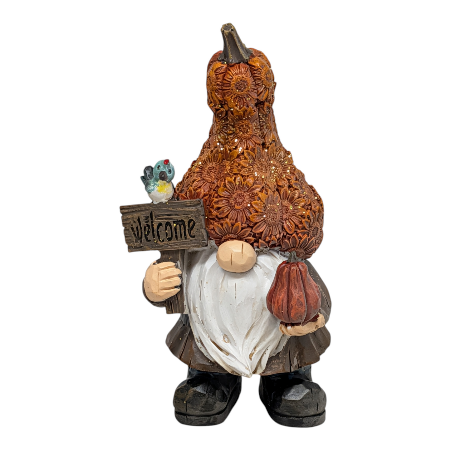 Harvest Sunflower Gnome Figurine -