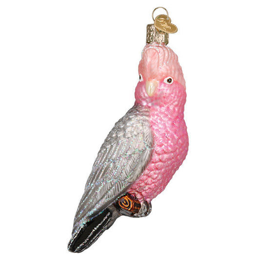Rose-Breasted Cockatoo Glass Ornament
