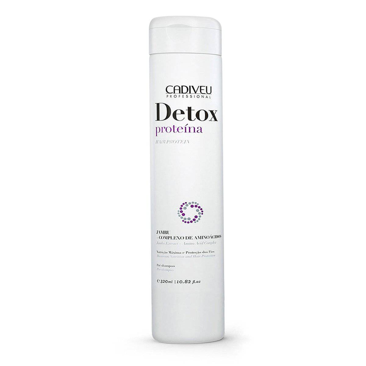 Cadiveu Detox Protein Pre Shampoo 320ml - 10.8fl.oz