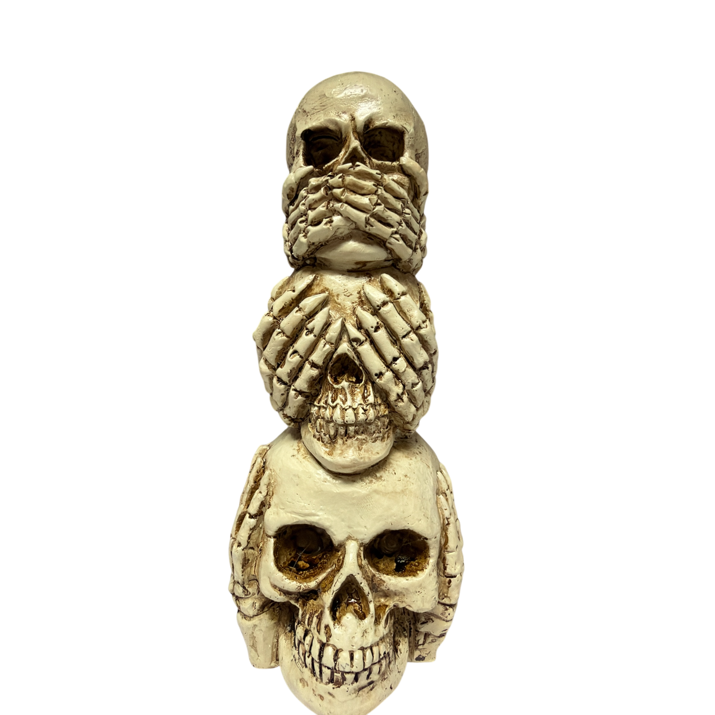 Lighted Stacking Skull Figurine