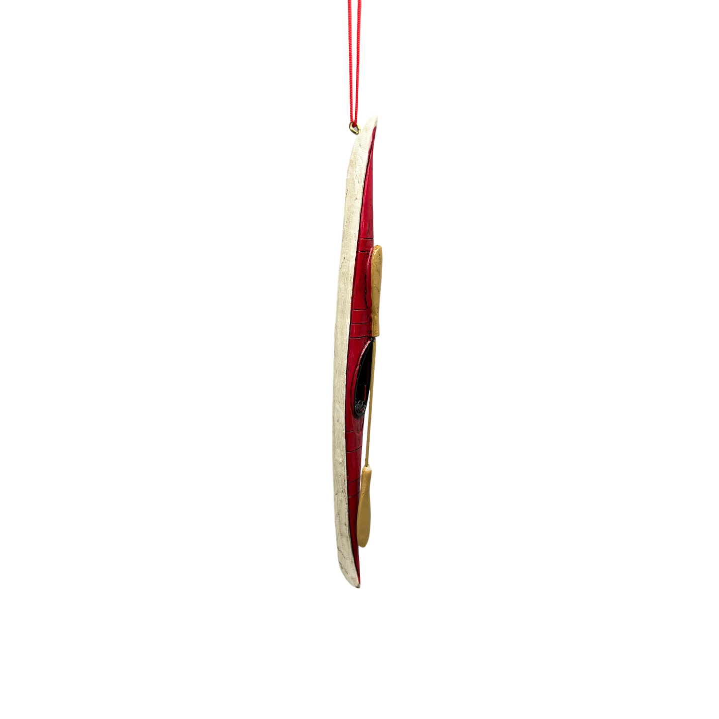 Kayak Ornament - Red