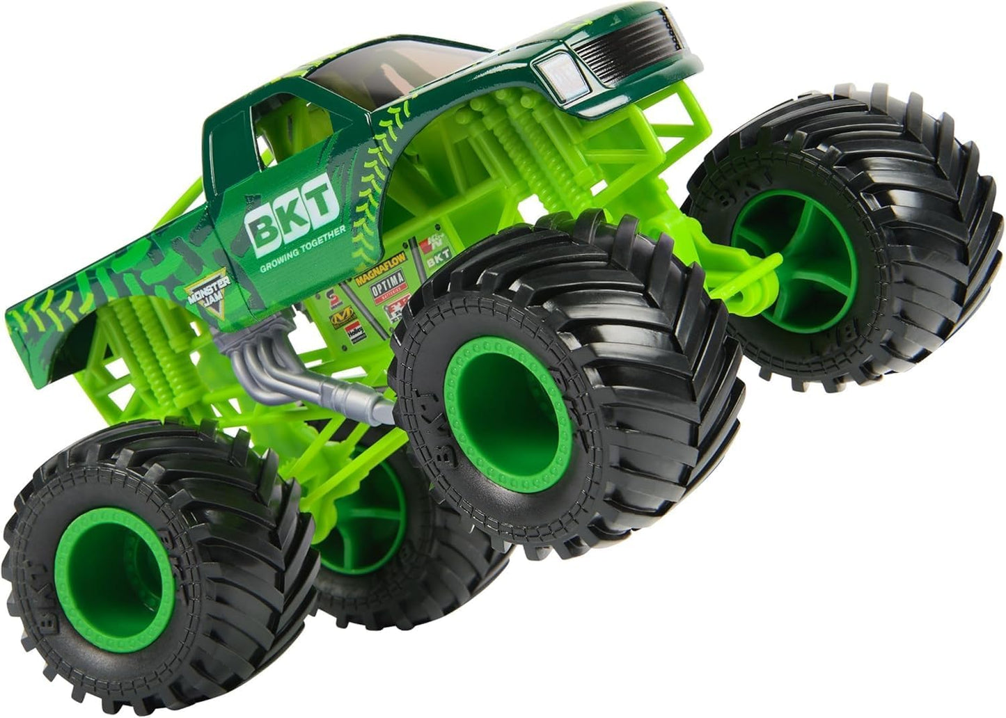 Monster Jam 1:24 Scale Die-Cast Monster Truck – BKT (Green Edition)