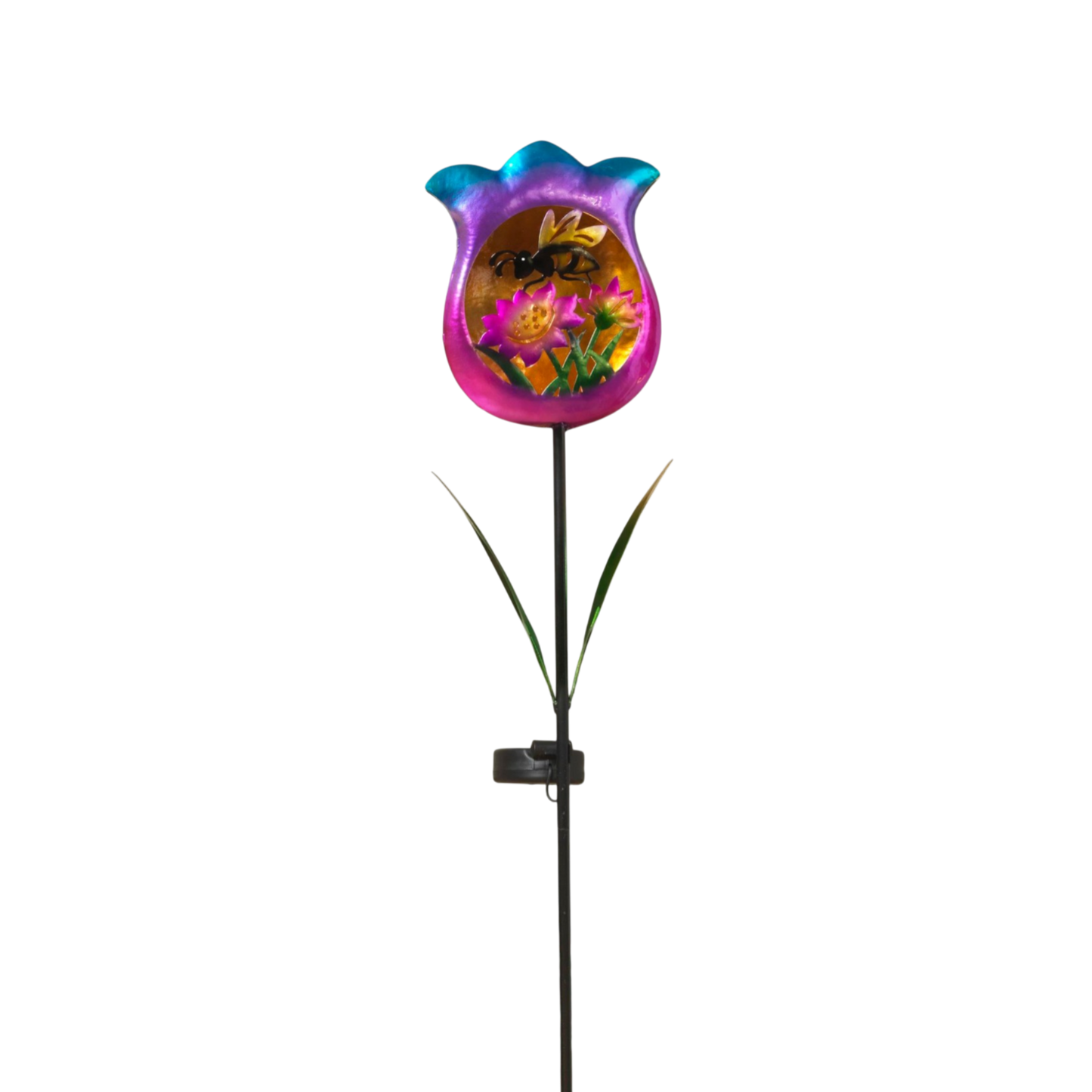 Solar-Powered Tulip Garden Stake -