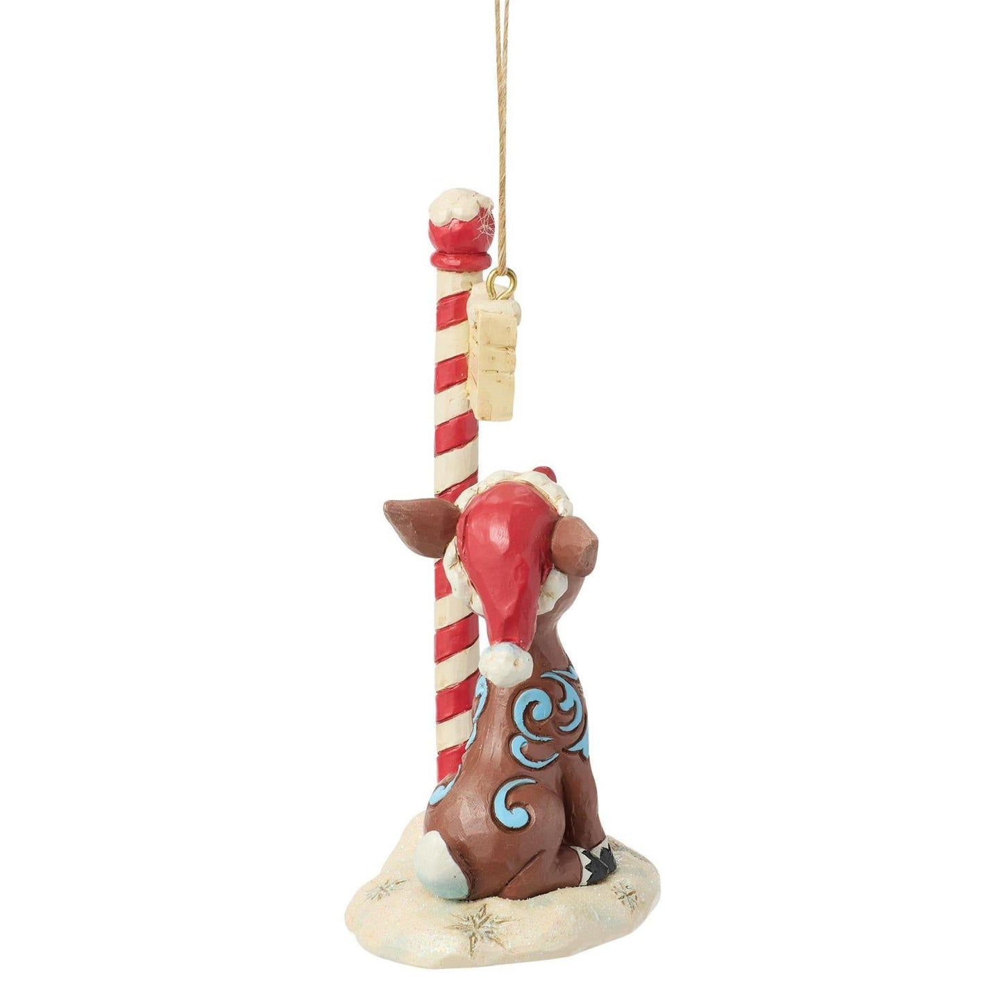 Rudolph by North Pole Sign Ornament