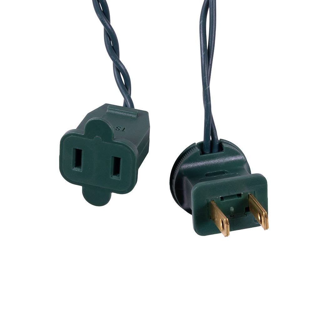 Jingle Bright 100 LED Light Set - Cool White - Green Wire