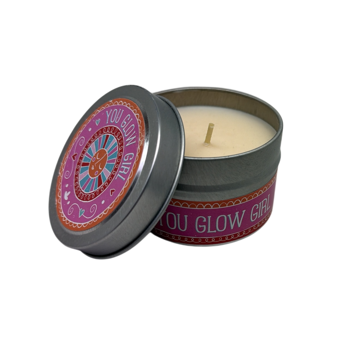 You Glow Girl 3 oz Candle Tin - Sunkissed