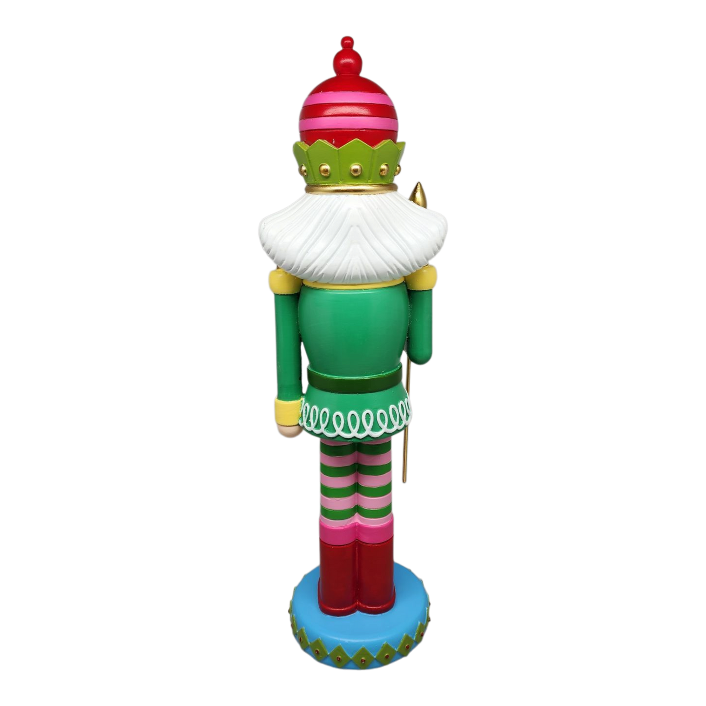 Resin Nutcracker with Moving Digital Eyes - 19 Inch