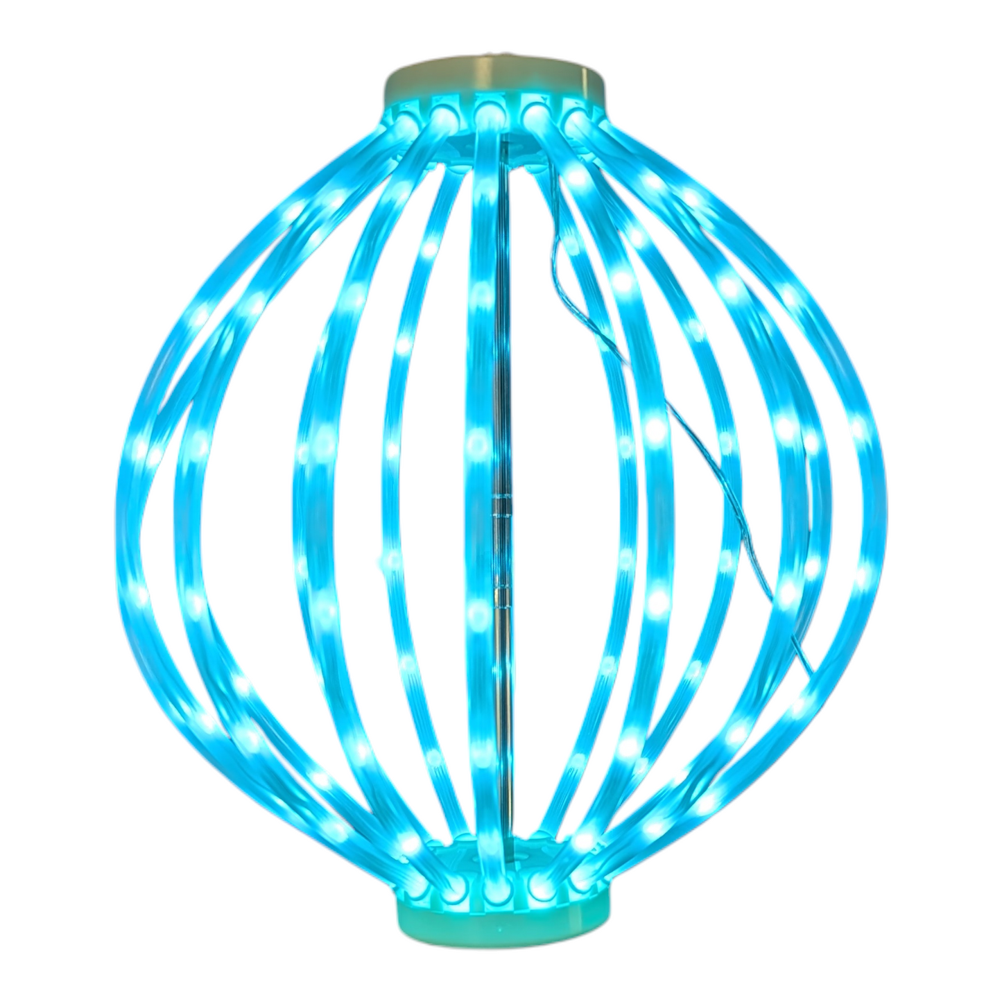Illuminated PVC Tube Sphere - 12 inch