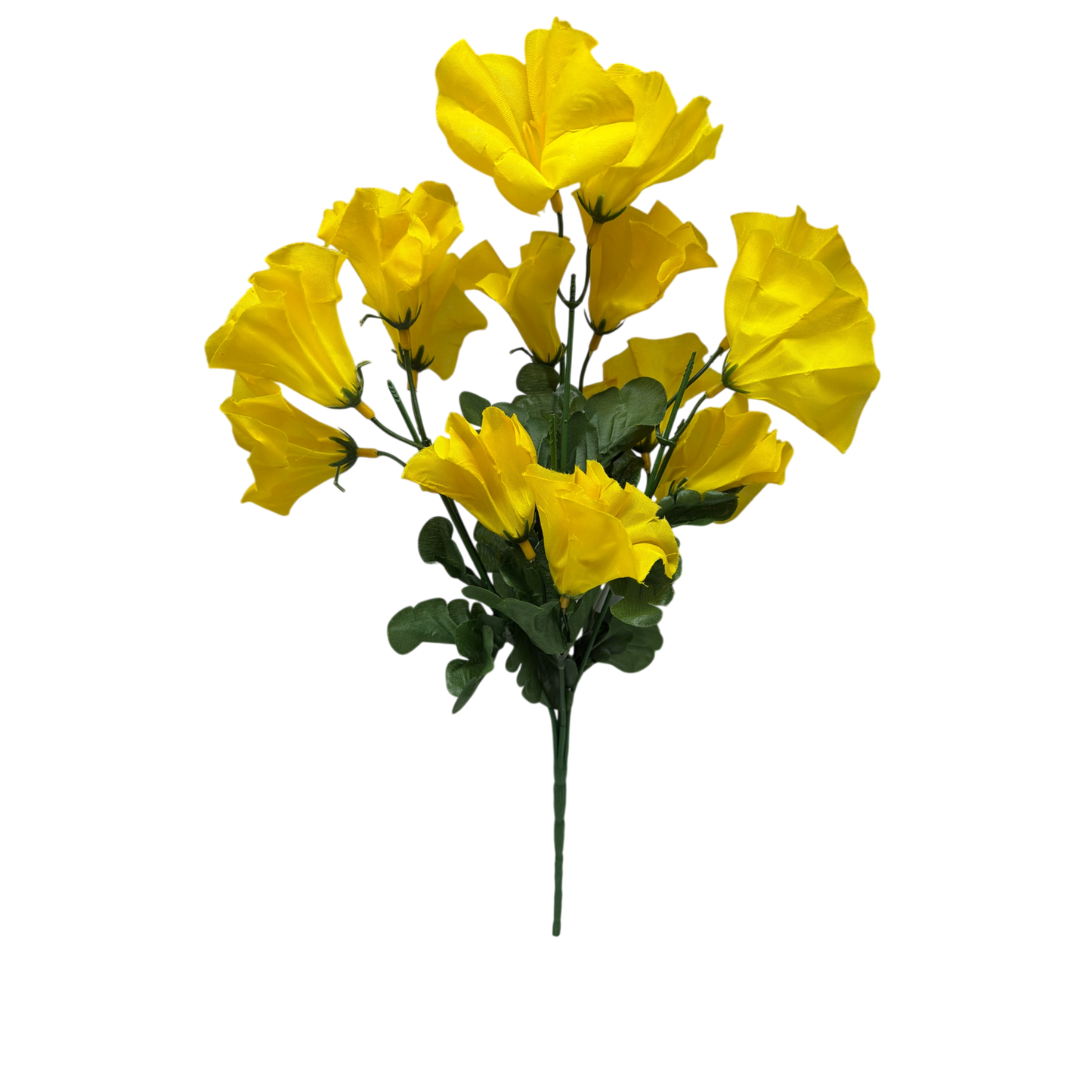 15-Inch Faux Yellow Petunias