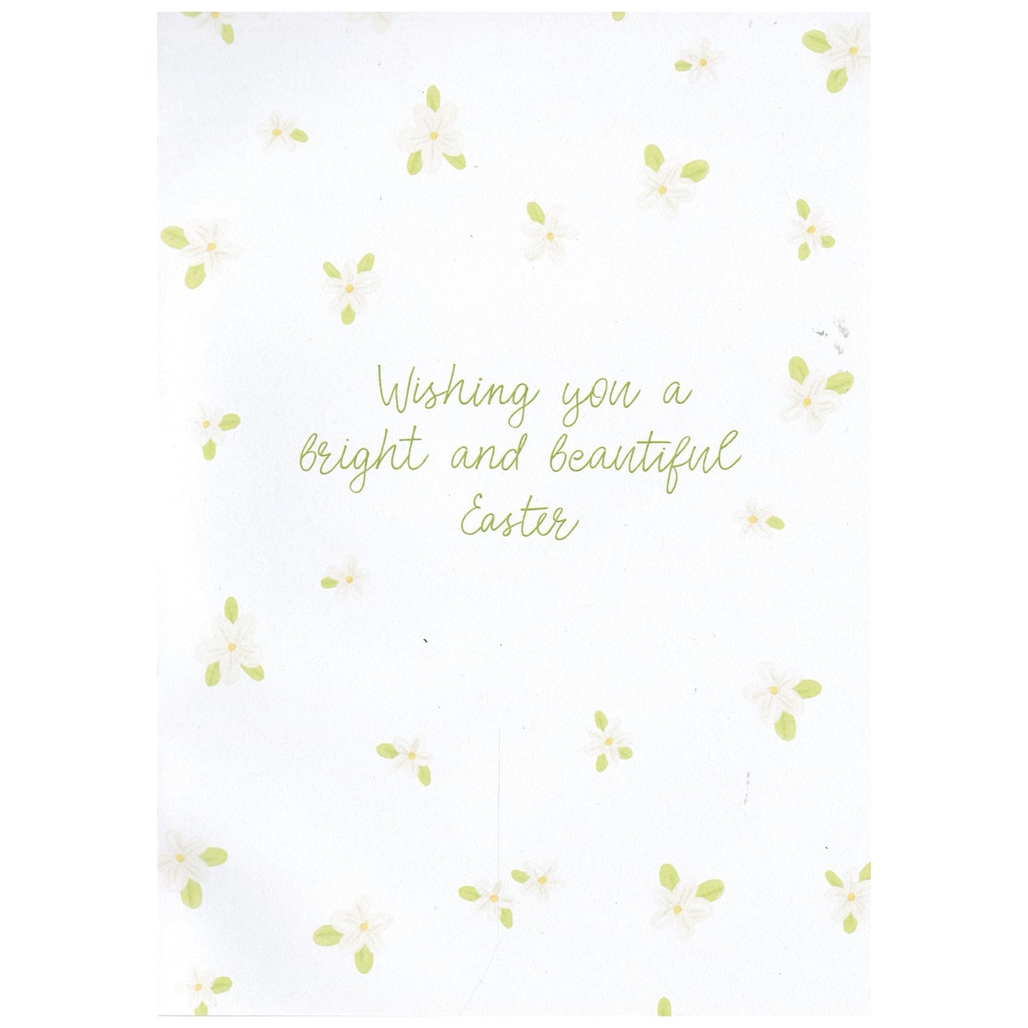 Gold Script Happy Easter Card