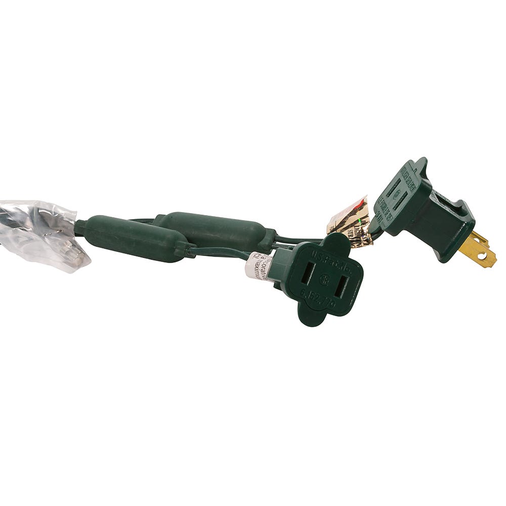 50-Light 5mm Multi-Color Frost LED Green Wire Light Set