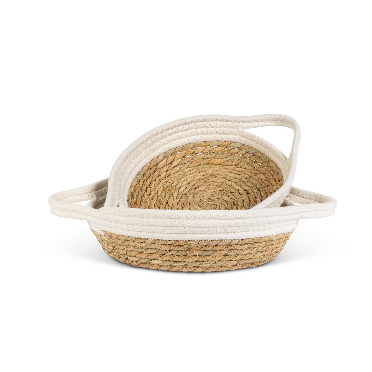 Cotton Rope Grass Basket -