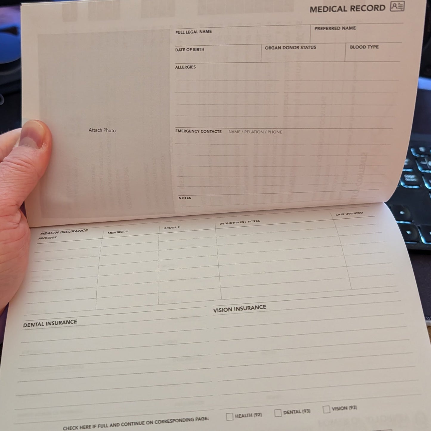 Medical Record Journal | Track your Complete Health & History