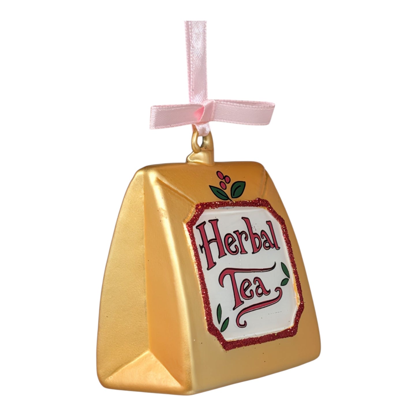 Botanical Bliss: Herbal Tea Glass Ornament