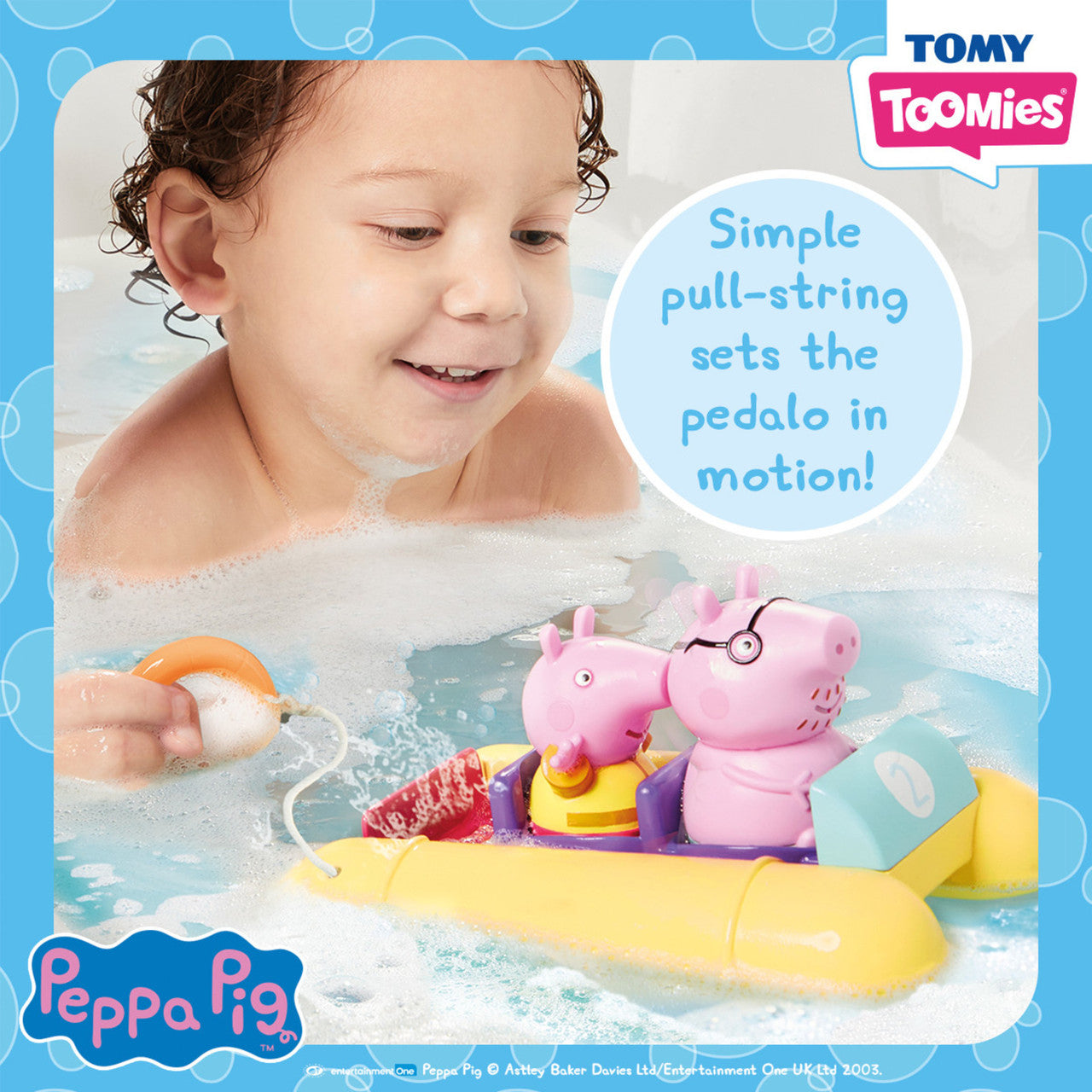 Toomies Peppa Pig Peppa Pull and Go Pedalo