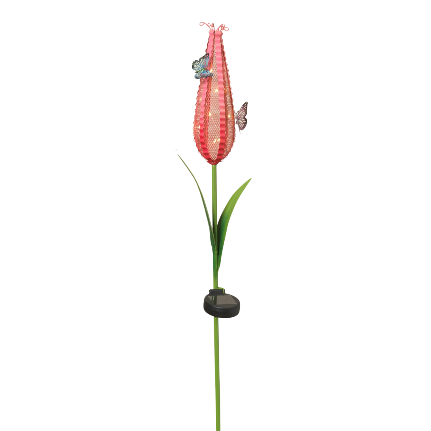Butterfly Meadow Mesh Solar Flower Stake -