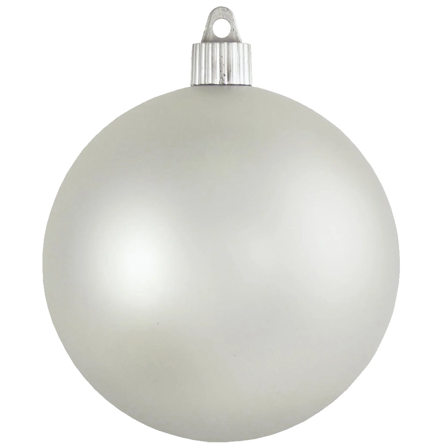 4" (100mm) Commercial Shatterproof Ball Ornament - Dove Grey