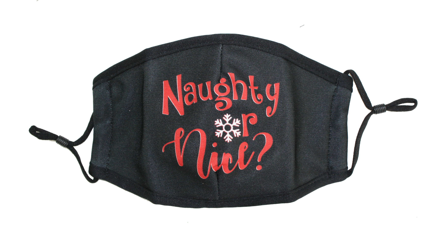 Holiday Face Mask - Naught or Nice