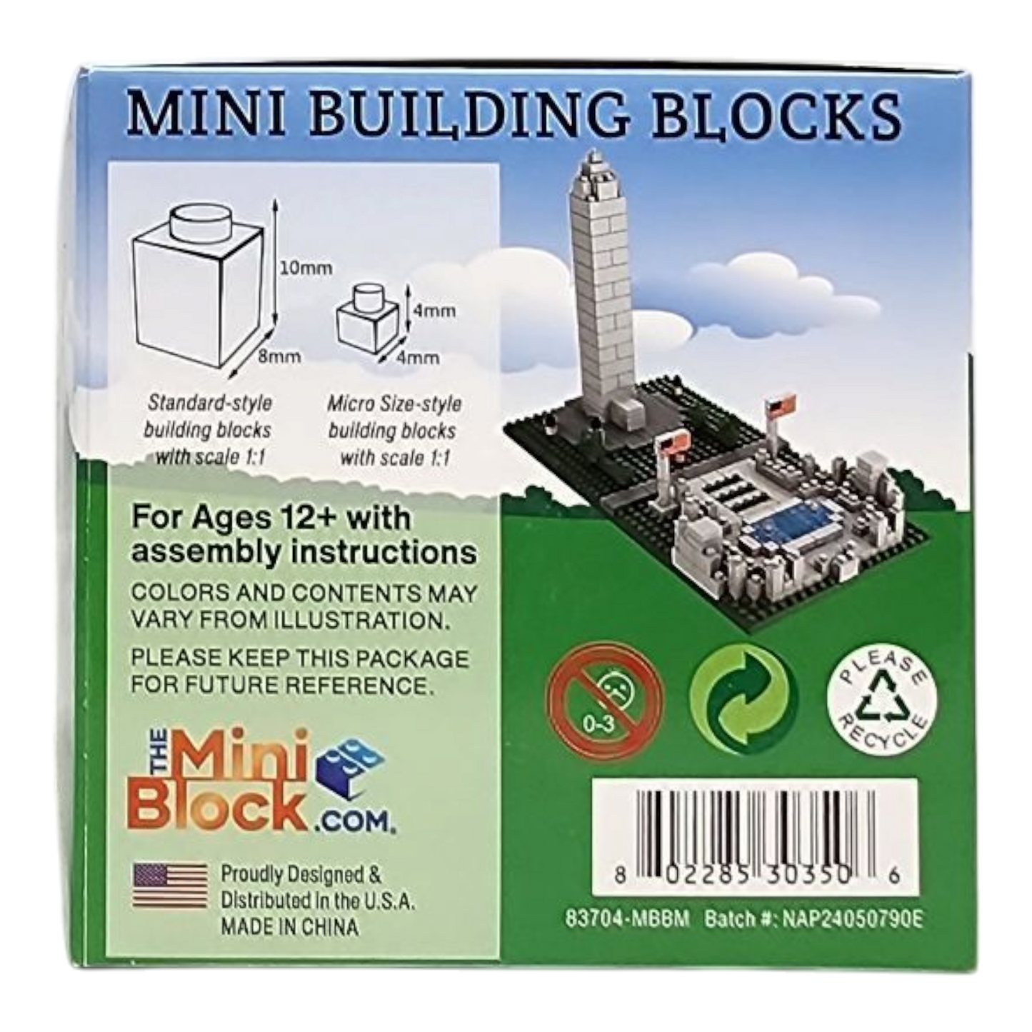 Mini Building Blocks - Washington Monument