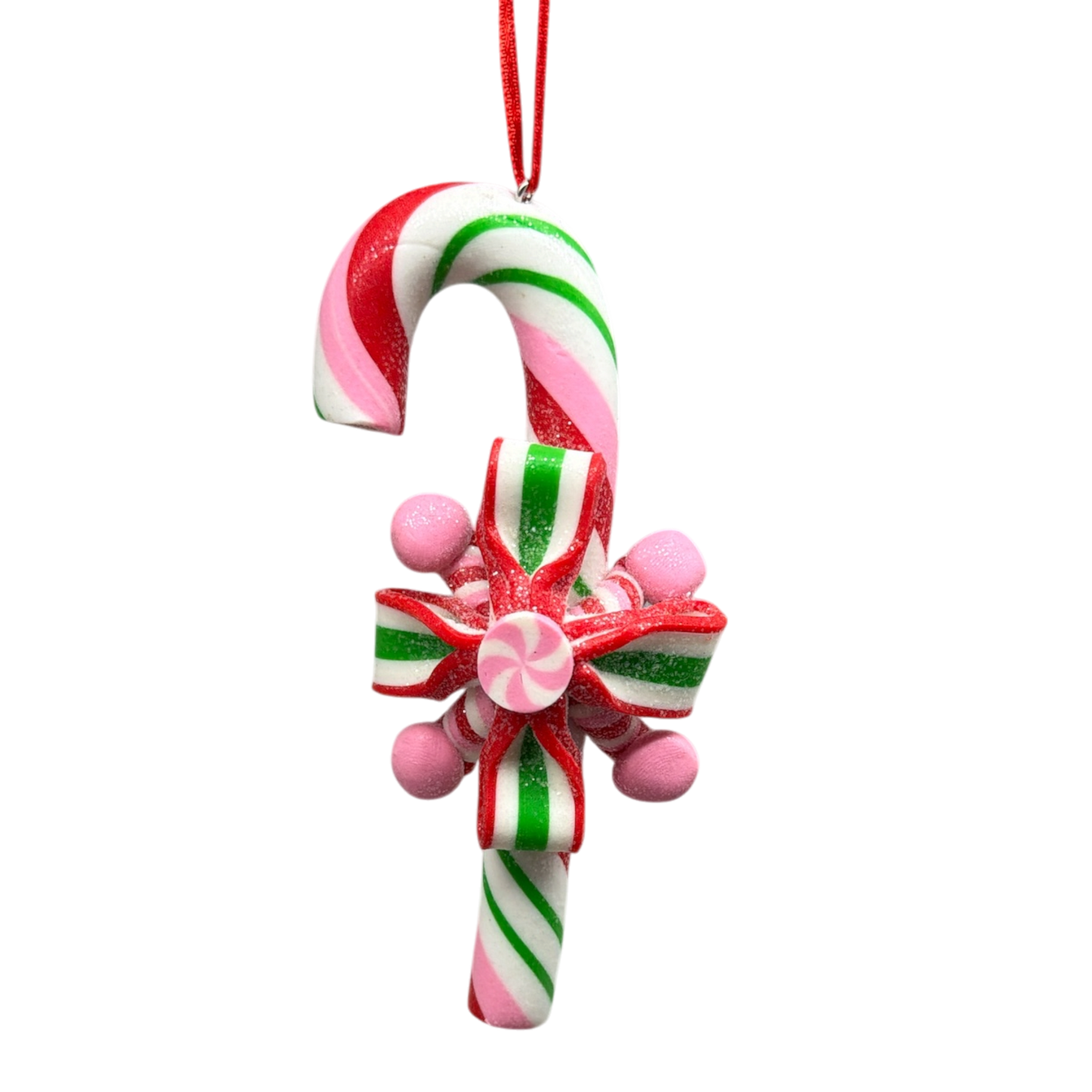 Candycane Treats Hanging Ornament - Multicolor Candy Cane