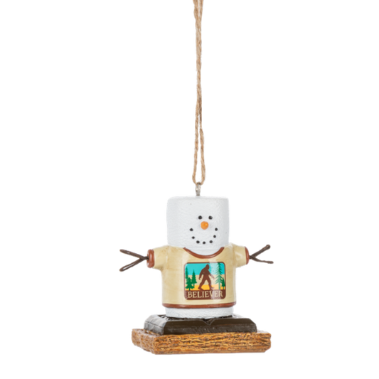 S'mores Shenanigans - Bigfoot Believer Ornament