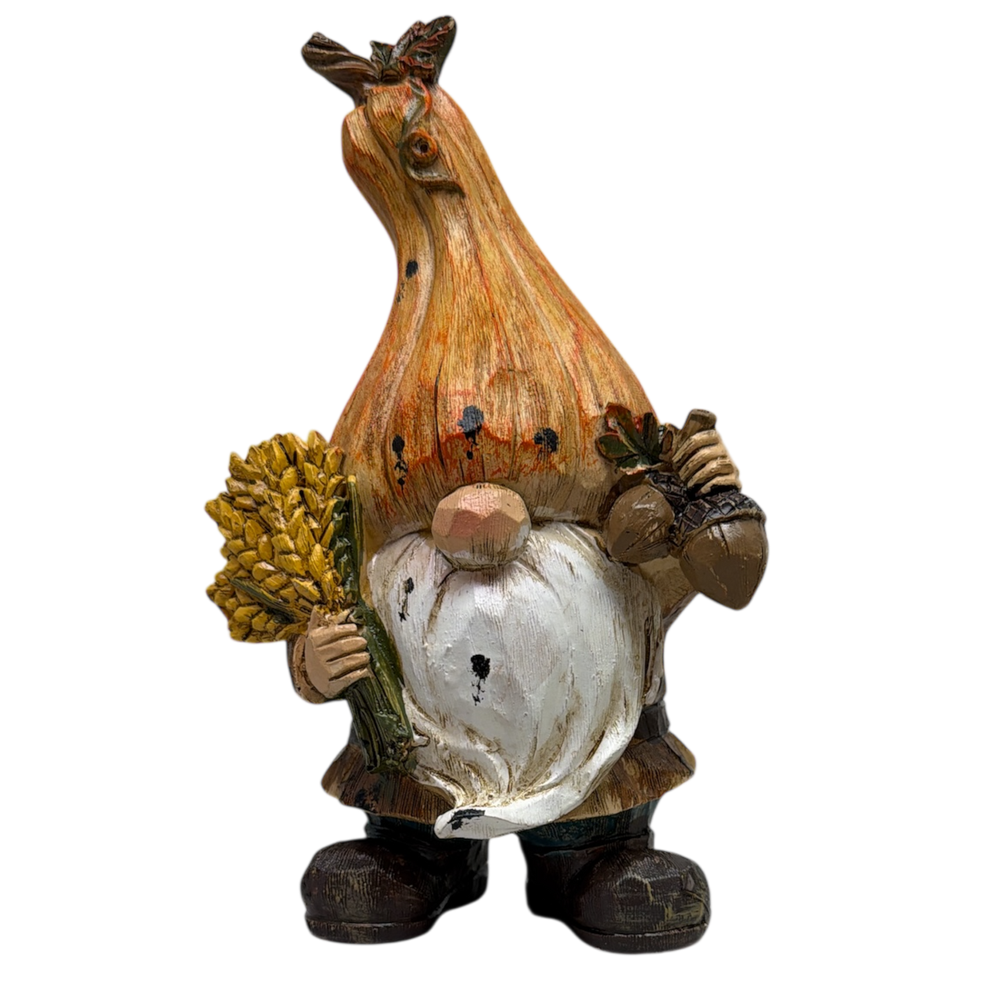 Harvest Abundance Gnome - Acorn and Corn