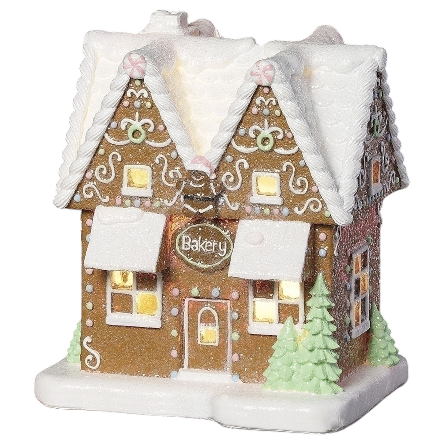 Lighted Gingerbread House - Bakery