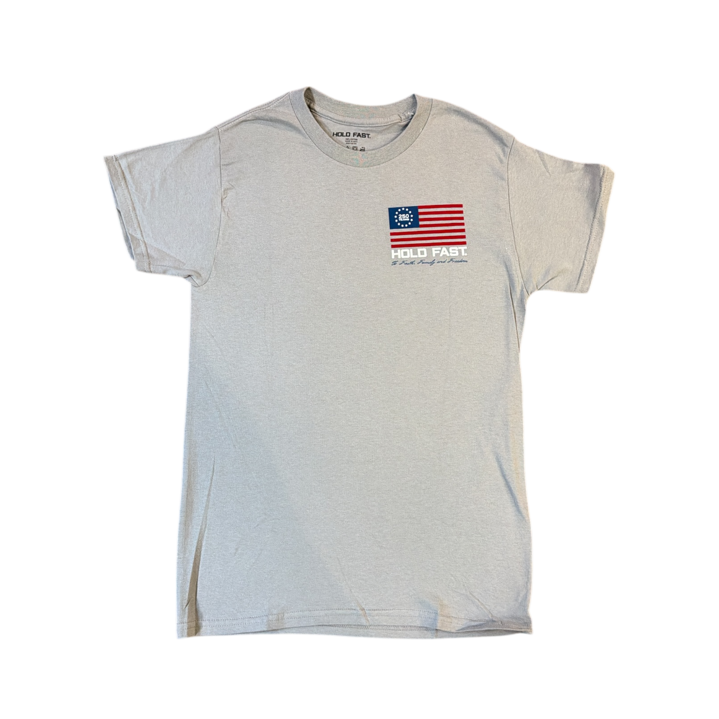 Hold Fast Colonial Soldier Grey T-Shirt -