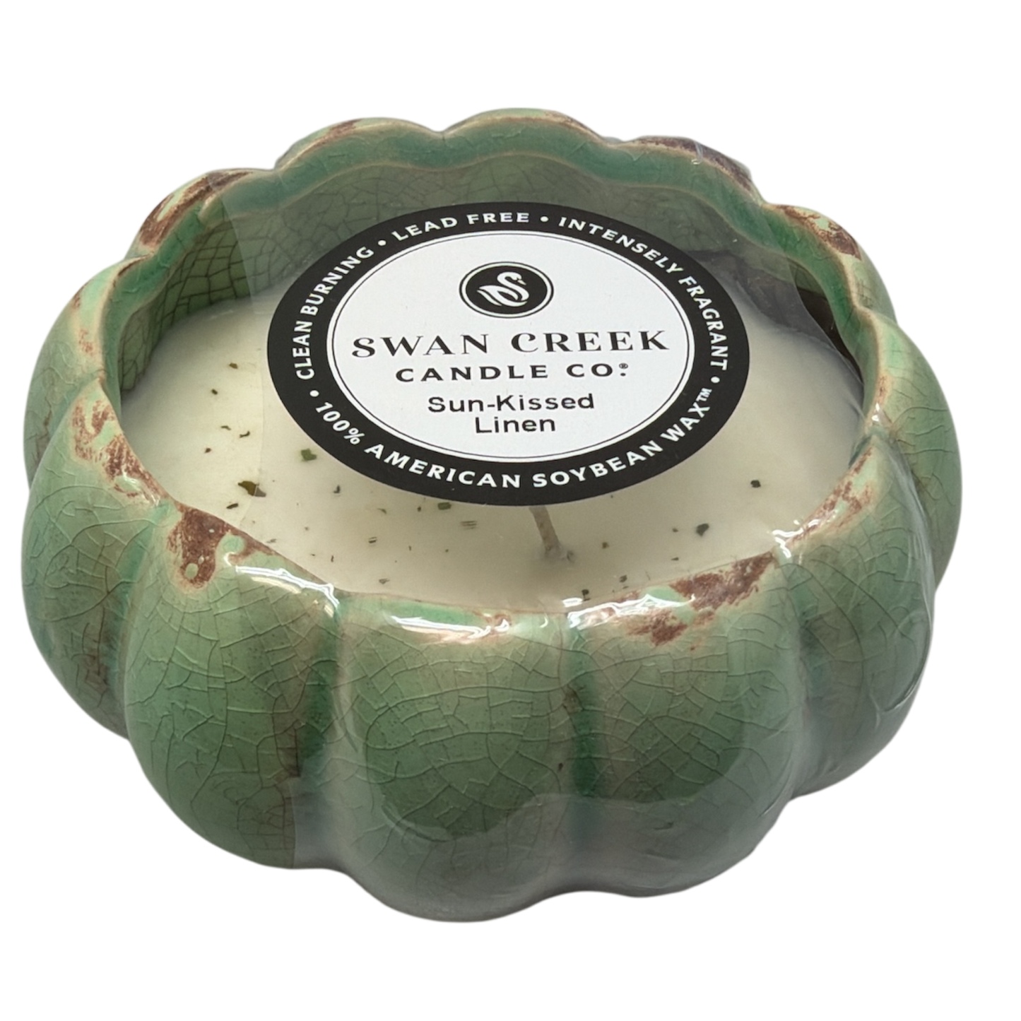 Small Petal Bowl  Soy Candle - Sun-Kissed Linen