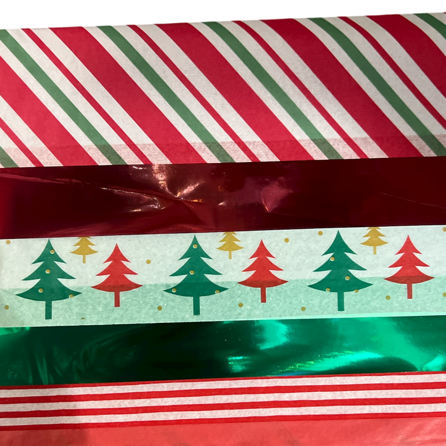 Holiday Gift Tissue Assortment - Mylar, Prints and Solids